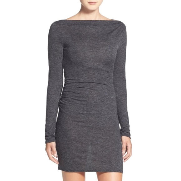 Sam Edelman Dresses & Skirts - Sam Edelman Gray Knit Bodycon "Ryder" Dress
